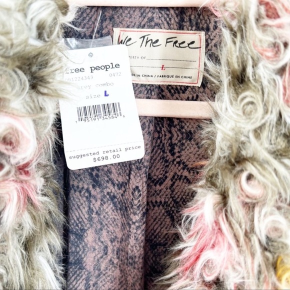 Free People Faux Fur Coat ❄️ - Picture 6 of 6